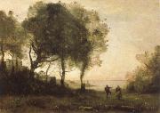 Jean Baptiste Camille  Corot, rural scene